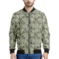 US Dollar Print Men's Bomber Jacket
