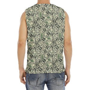 US Dollar Print Men's Fitness Tank Top