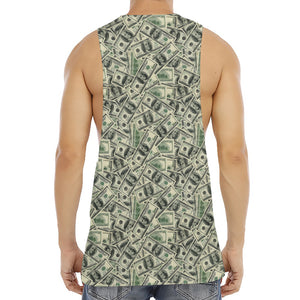 US Dollar Print Men's Muscle Tank Top