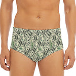 US Dollar Print Men's Triangle Swim Briefs