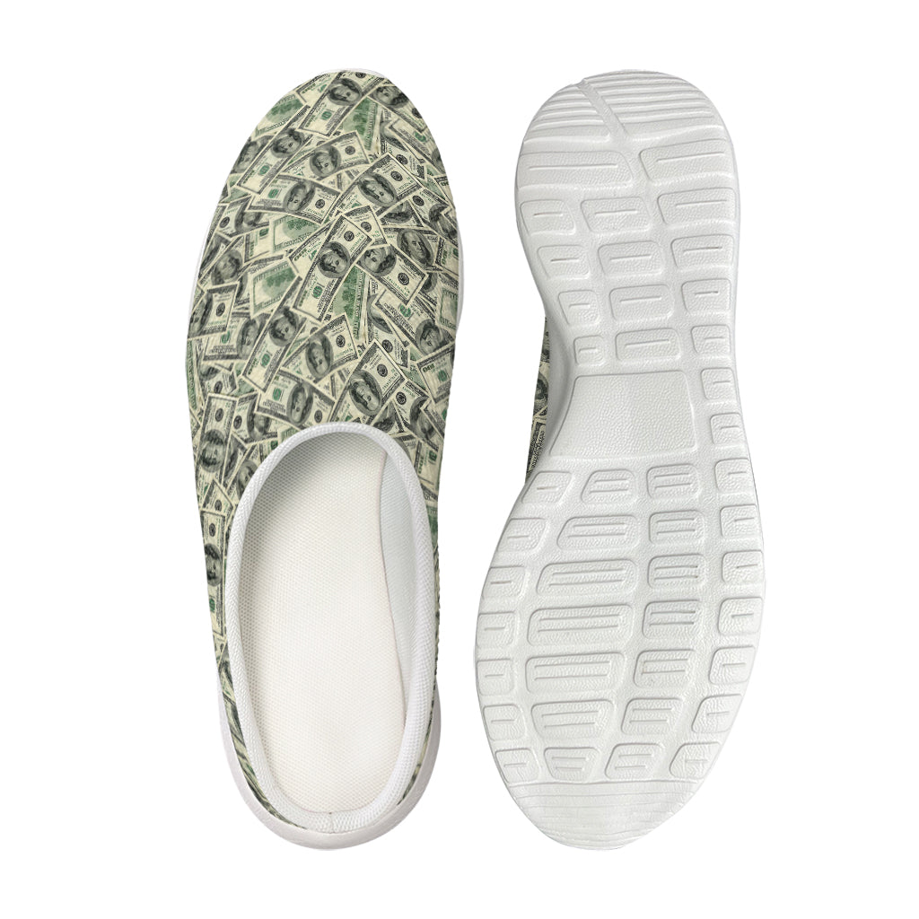 US Dollar Print Mesh Casual Shoes