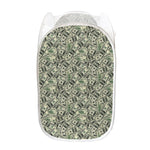 US Dollar Print Mesh Laundry Hamper