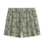 US Dollar Print Mesh Shorts