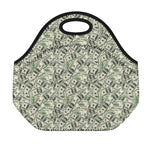 US Dollar Print Neoprene Lunch Bag