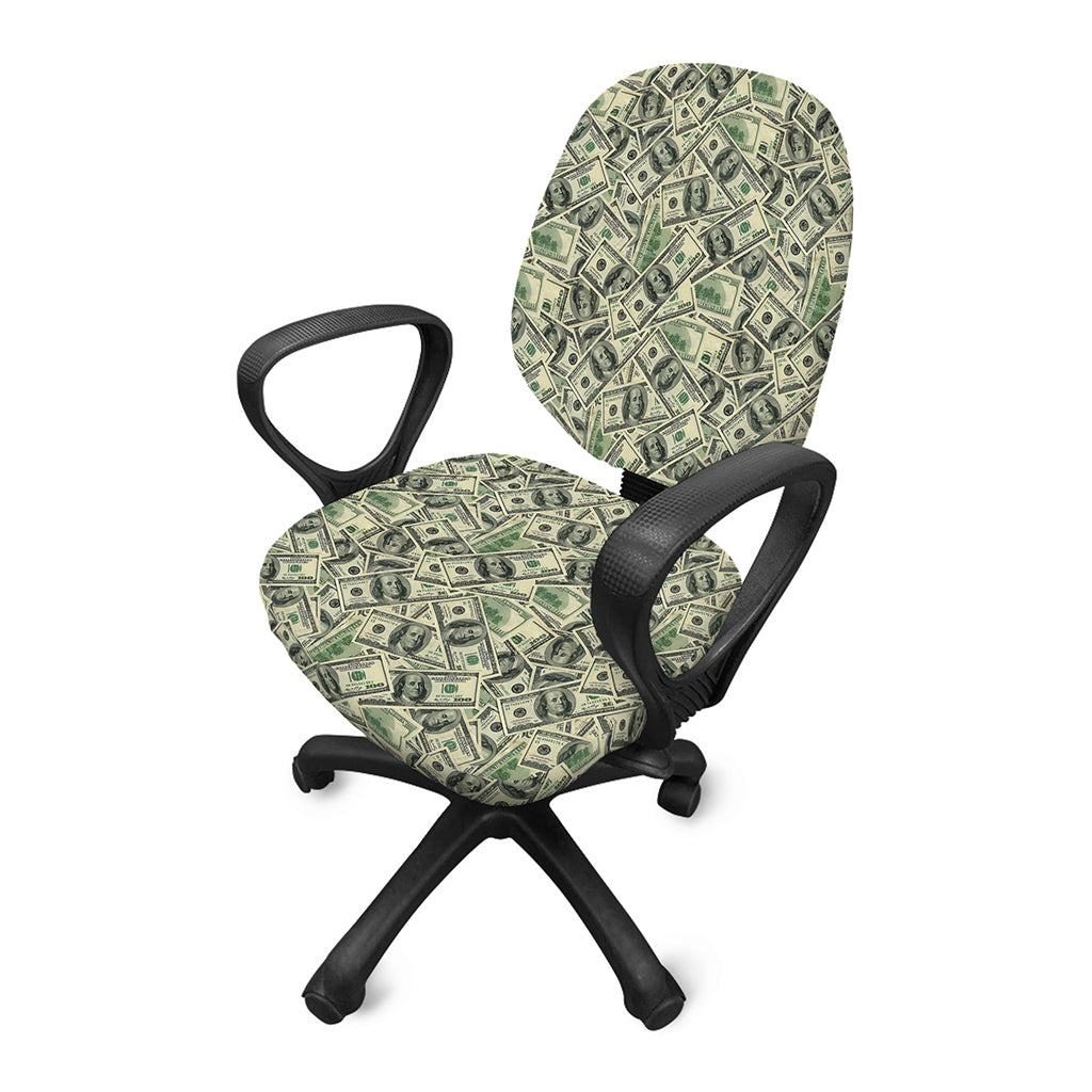 US Dollar Print Office Chair Cover