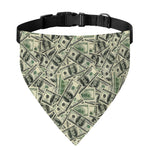 US Dollar Print Over The Collar Dog Bandana