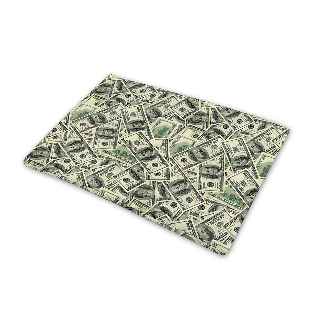 US Dollar Print Pet Cooling Mat Cover