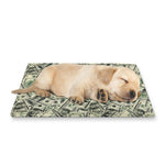 US Dollar Print Pet Cooling Mat Cover