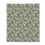 US Dollar Print Polyester Shower Curtain