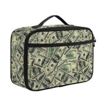 US Dollar Print Portable Lunch Bag