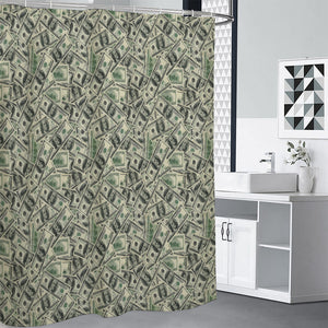 US Dollar Print Premium Shower Curtain