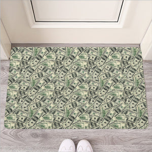 US Dollar Print Rubber Doormat