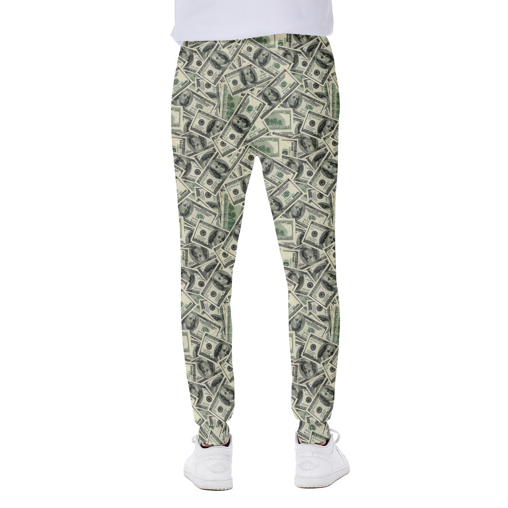 US Dollar Print Scuba Joggers