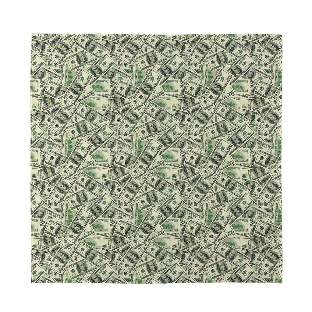 US Dollar Print Silk Bandana