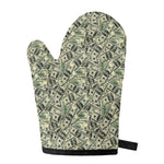 US Dollar Print Single Oven Mitt