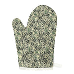 US Dollar Print Single Oven Mitt
