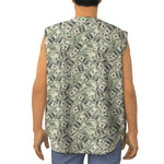 US Dollar Print Sleeveless Baseball Jersey