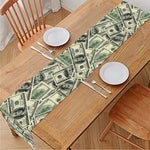 US Dollar Print Table Runner