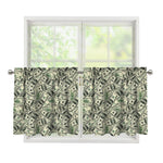 US Dollar Print Tier Curtains