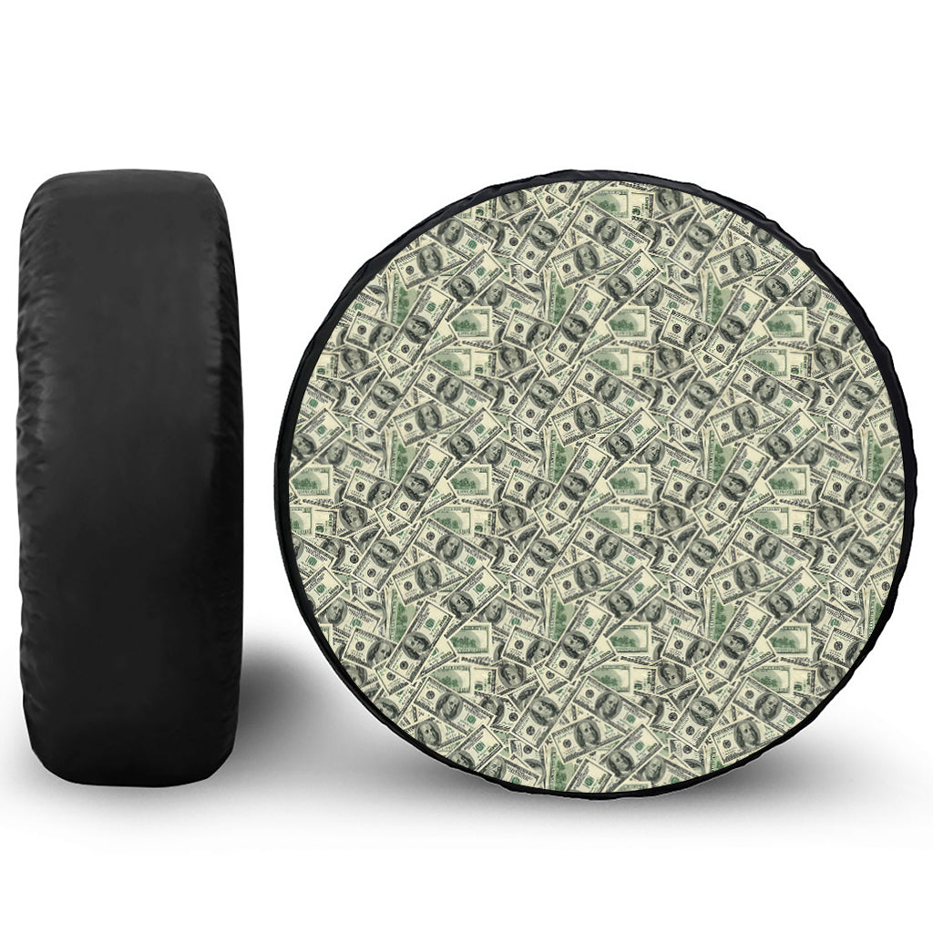 US Dollar Print Tire Cover