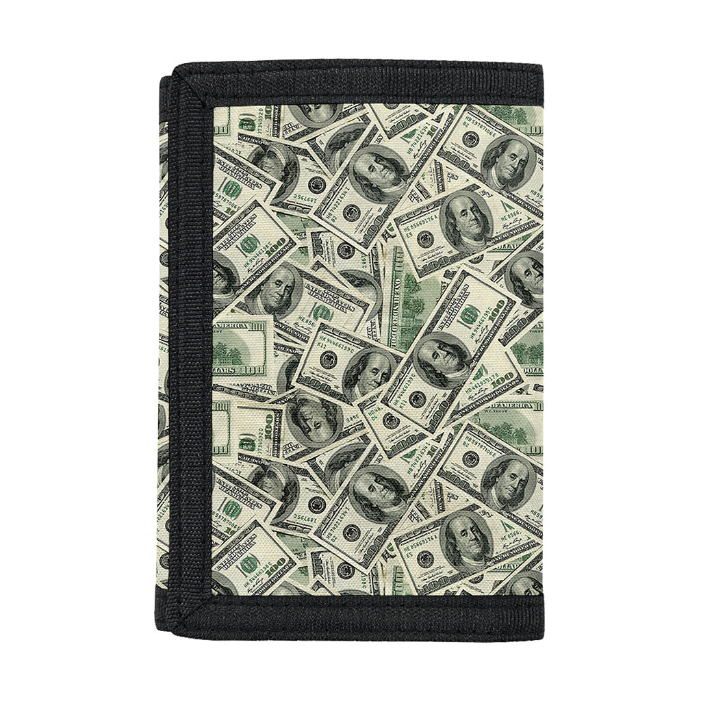 US Dollar Print Trifold Wallet