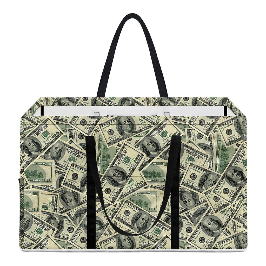 US Dollar Print Utility Tote Bag