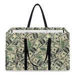 US Dollar Print Utility Tote Bag