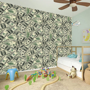 US Dollar Print Wall Sticker