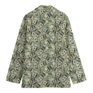 US Dollar Print Women's Cotton Blazer