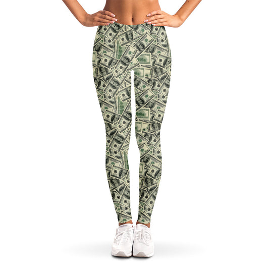 US Dollar Print Women's Leggings