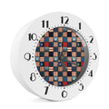 USA Denim Patchwork Pattern Print Alarm Clock