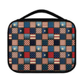 USA Denim Patchwork Pattern Print Classic Bible Case