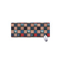 USA Denim Patchwork Pattern Print Extended Mouse Pad