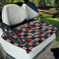 USA Denim Patchwork Pattern Print Golf Cart Seat Cover
