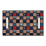 USA Denim Patchwork Pattern Print Golf Cart Seat Cover