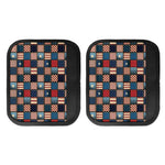USA Denim Patchwork Pattern Print Handle Covers