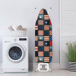 USA Denim Patchwork Pattern Print Ironing Board Cover