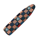 USA Denim Patchwork Pattern Print Ironing Board Cover