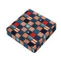 USA Denim Patchwork Pattern Print Outdoor Seat Cushion Cover