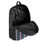 USA Independence Day Pattern Print 17 Inch Backpack