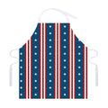 USA Independence Day Pattern Print Adjustable Apron