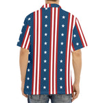 USA Independence Day Pattern Print Aloha Shirt