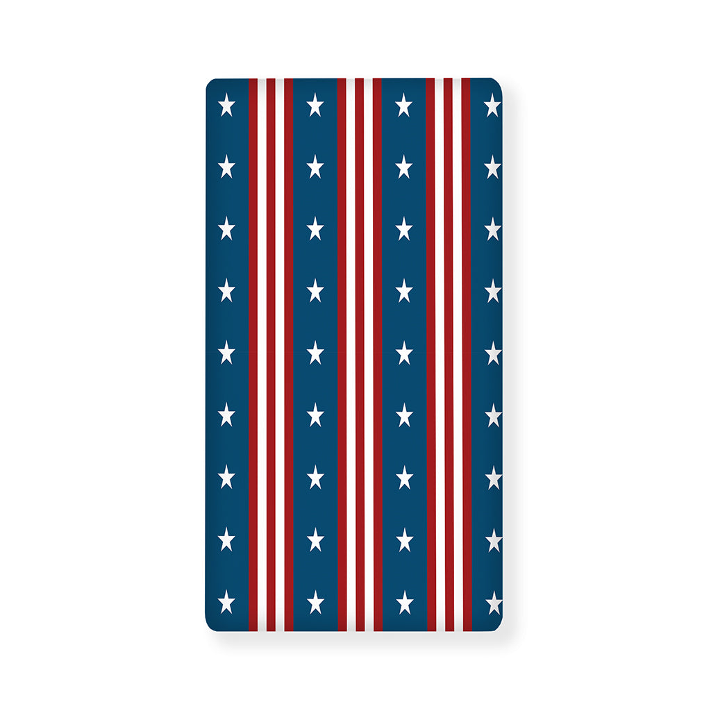 USA Independence Day Pattern Print Baby Crib Sheet