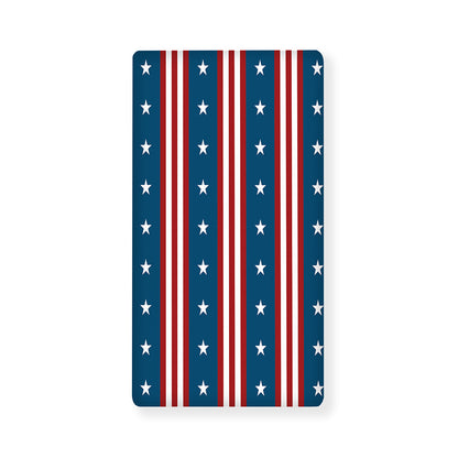 USA Independence Day Pattern Print Baby Crib Sheet