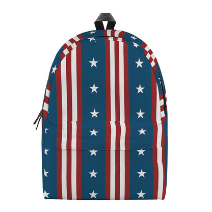 USA Independence Day Pattern Print Backpack