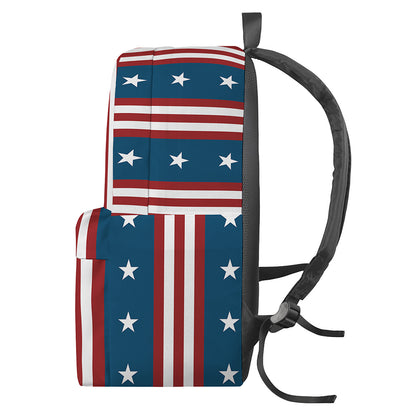 USA Independence Day Pattern Print Backpack