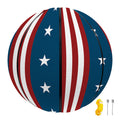 USA Independence Day Pattern Print Basketball