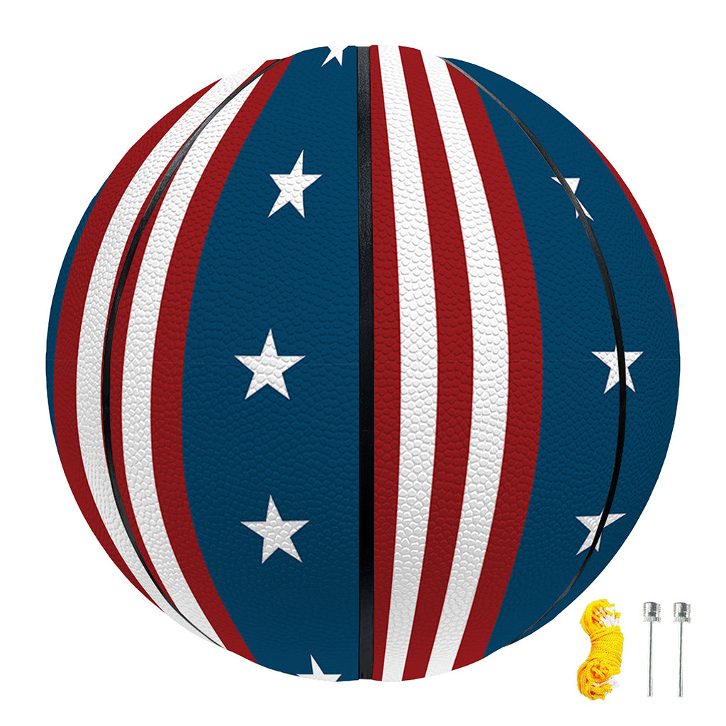 USA Independence Day Pattern Print Basketball