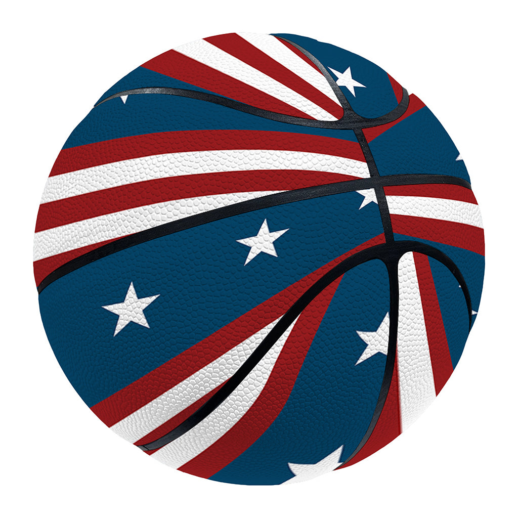 USA Independence Day Pattern Print Basketball