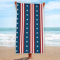 USA Independence Day Pattern Print Beach Towel